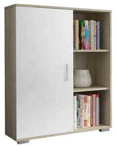 Komoda biała + dąb sonoma R8-H64