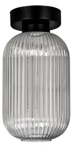 Lampa z ryflowanym kloszem grafitowa A0-B02