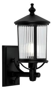 Czarna lampa ścienna zewnętrzna elewacyjna - A449 B2-A76