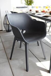 Luksusowe krzesło ogrodowe AKOLA - grafit