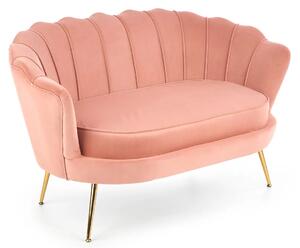 Różowa dwuosobowa sofa muszelka G7-P64