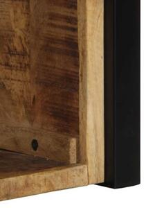 Szafka nocna 40x35x40 cm lite drewno surowe mango