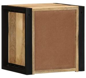 Szafka nocna 40x35x40 cm lite drewno surowe mango