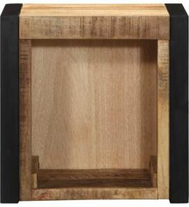 Szafka nocna 40x35x40 cm lite drewno surowe mango
