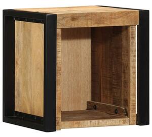 Szafka nocna 40x35x40 cm lite drewno surowe mango