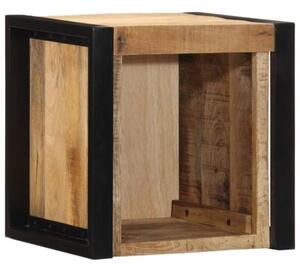 Szafka nocna 40x35x40 cm lite drewno surowe mango
