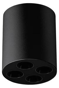 Czarny okrągły spot sufitowy LED - 6X A406 K2-R42