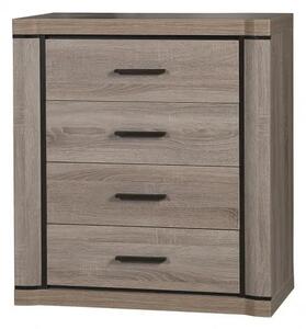 Komoda z szufladami dąb truflowy F9-G50