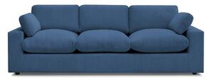 Niebieska sztruksowa sofa 250 cm Belair – Bobochic Paris