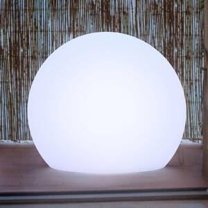 Newgarden Lampa stojąca Buly, Ø 60 cm Buly, biały / opal, tworzywo sztuczne, nowoczesny