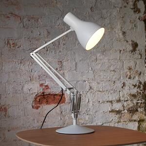 Anglepoise Lampa biurkowa LED Type 75, biały / opal, biuro, aluminium, industrialny