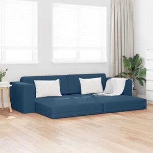 Sofa podÅogowa z funkcjÄ spania granatowy 245 x 78 x 77 cm