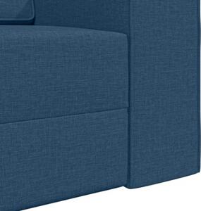 Sofa podÅogowa z funkcjÄ spania granatowy 245 x 78 x 77 cm