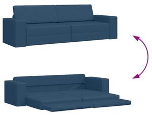 Sofa podÅogowa z funkcjÄ spania granatowy 245 x 78 x 77 cm