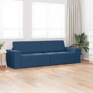 Sofa podÅogowa z funkcjÄ spania granatowy 245 x 78 x 77 cm