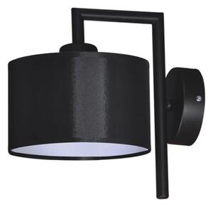 Czarny nowoczesny kinkiet z abażurem - S967 P2-G67