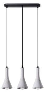 Betonowa lampa wisząca 3-punktowa - 4X A398 F9-S36