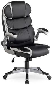 Czarny fotel obrotowy P8-G53