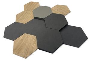 Panel dekoracyjny hexagon drewno 3d