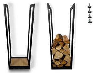 Stojak na drewno kominkowe OAK