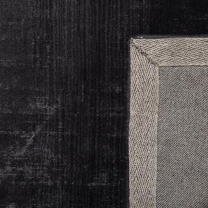 Dywan z wiskozy do salonu 160 x 230 cm efekt ombre czarno-szary Ercis Beliani