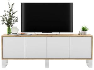 Szafka rtv dąb wotan + biały E7-B97