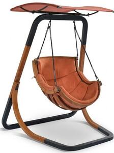 Ogrodowy fotel wiszący terracotta S8-T18