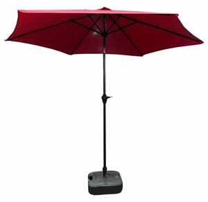 Czerwony okrągły parasol ogrodowy N2-Z20