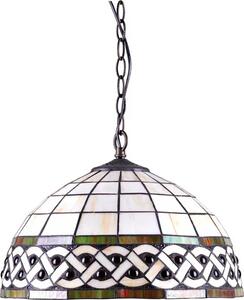 Dekoracyjna lampa wisząca witrażowa - 6X S1001 B8-D02
