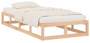 Pojedyncze naturalne sosnowe łóżko 90x200 M1-P22