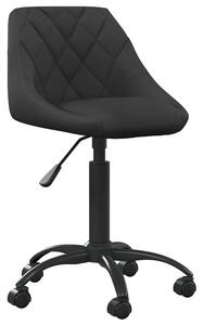 Czarny tapicerowany fotel obrotowy G1-Z09