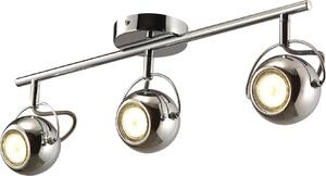 Chromowana lampa sufitowa ze spotami - 3X S982 D2-E64