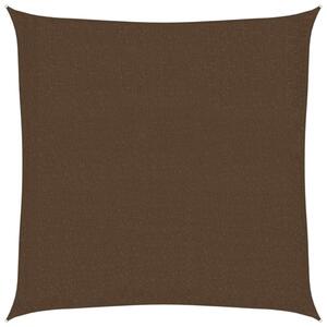 Żagiel przeciwsłoneczny, 160 g/m², brązowy, 3x3 m, hdpe