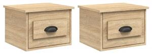 Komplet wiszących szafek nocnych dąb sonoma R7-F08