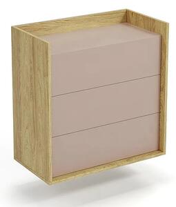 Komoda modułowa hikora + róż antyczny G8-M04