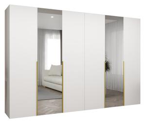 Szafa uchylna otwierana Alicante 2 300 wys. 202 cm biaÅy + u. zÅoty