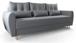 Popielata sofa rozkładana G8-N63