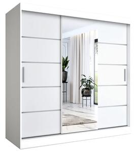 Szafa przesuwna 200 cm biały mat B9-W05