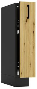 Szafka cargo 15 cm grafit + dąb artisan T1-K85
