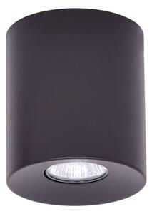 Czarny plafon sufitowy walec spot - A215 M8-C89