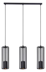 Czarna loftowa lampa wisząca nad stół - S775 A7-W54