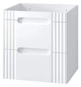 Biała szafka pod umywalkę nablatową 60 cm A3-D44