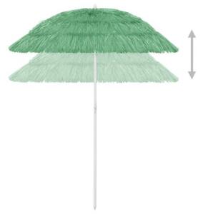 Parasol plażowy w hawajskim stylu, zielony, 180 cm