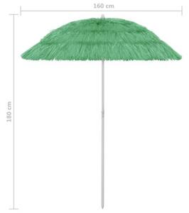 Parasol plażowy w hawajskim stylu, zielony, 180 cm