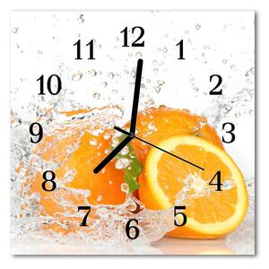 Zegar ścienny kwadrat Pomarańcze