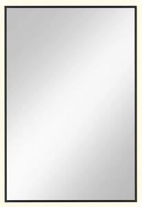 Czarne lustro prostokątne led 60x90 cm M1-N84