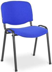 Niebieskie sztaplowane krzesło konferencyjne H4-T99
