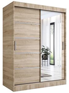 Szafa przesuwna dąb sonoma 150 cm E7-P66