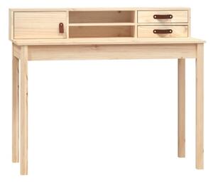 Biurko 110x50x93 cm drewno lite sosnowe
