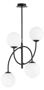 Lampa sufitowa w stylu loft z mlecznymi kloszami D116 S5-D91